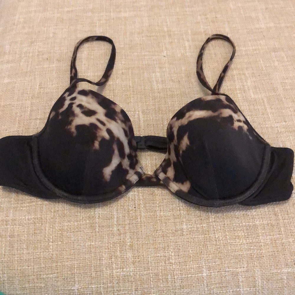 La Perla Anna Club animal print bikini top size 42/6 NEW